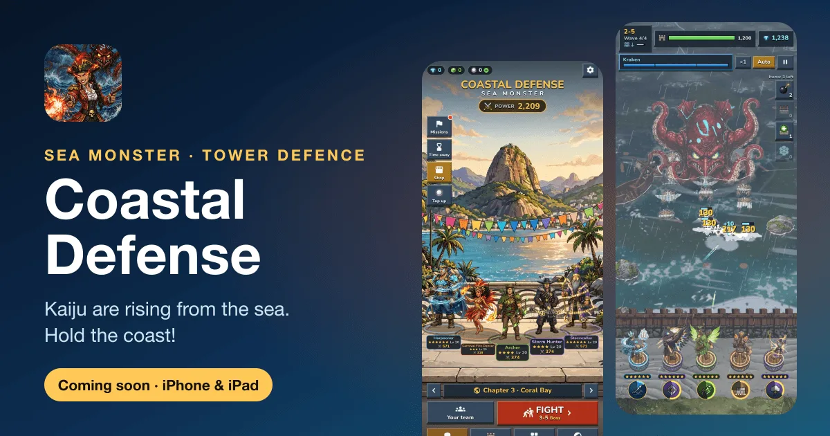Coastal Defense - Sea Monster
