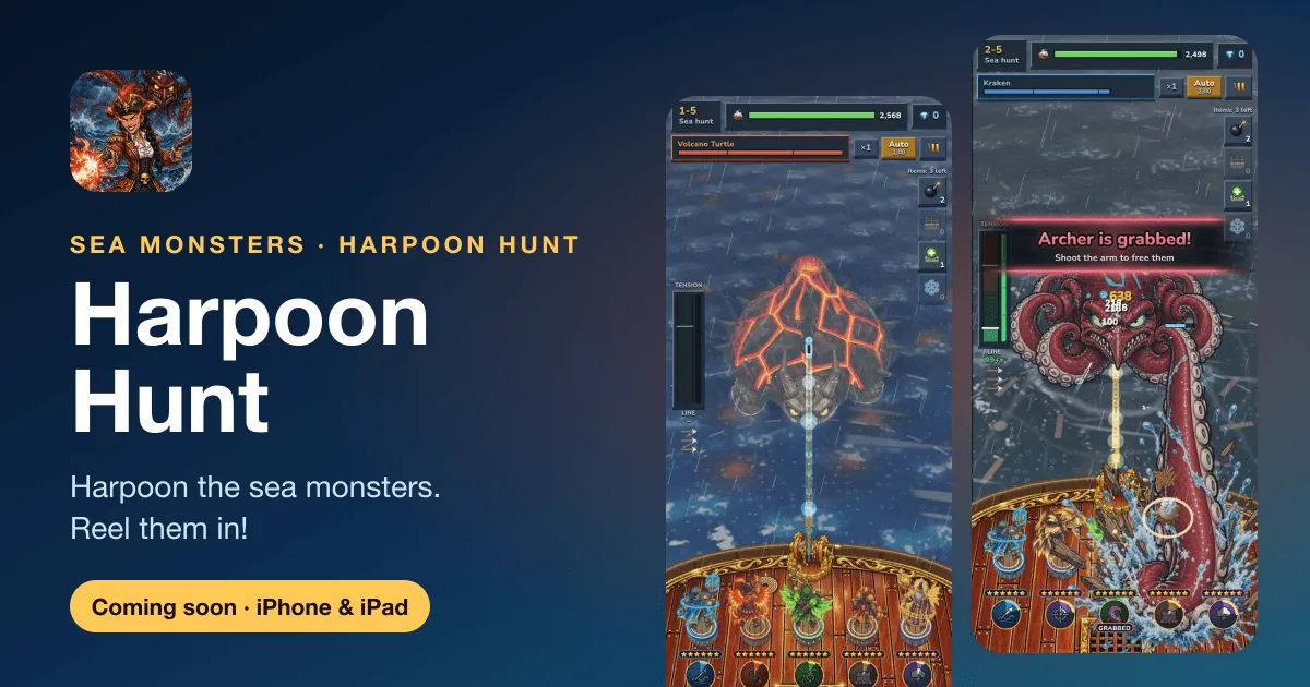 Harpoon Hunt: Sea Monsters