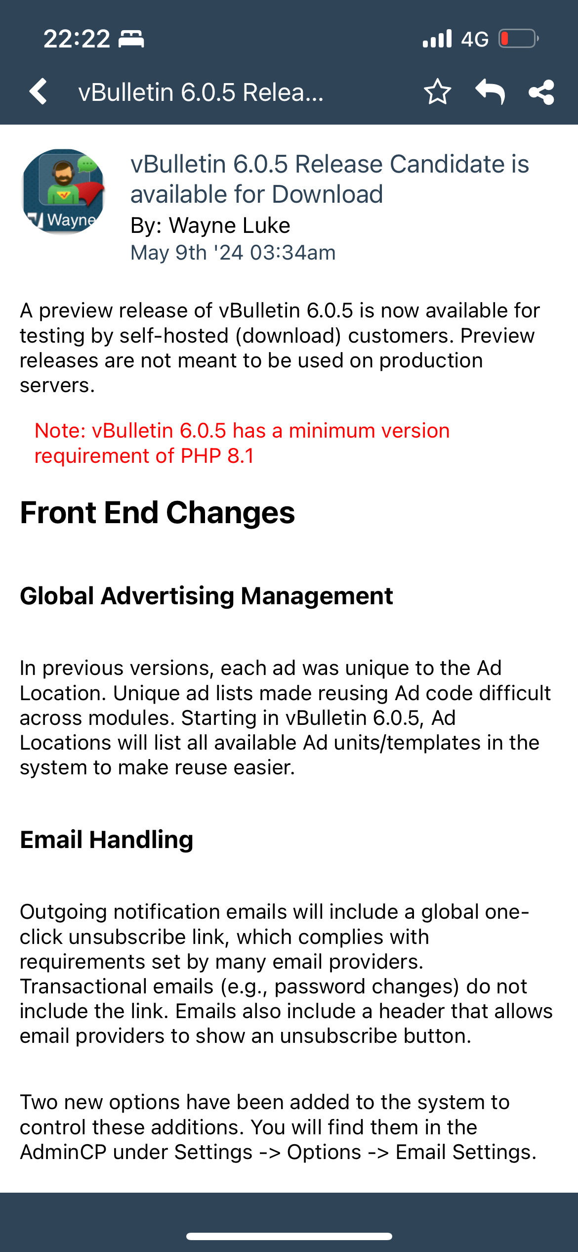 vBulletin Community — ảnh màn hình 3