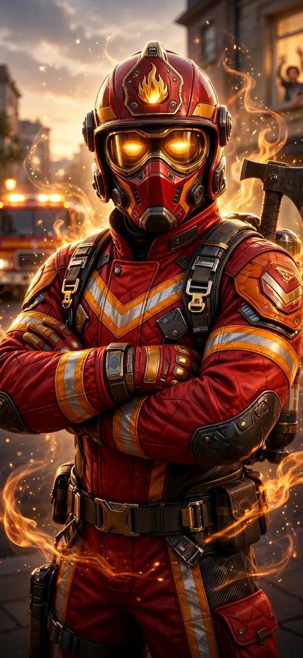 Blaze Rescue, siêu anh hùng lính cứu hỏa nguyên bản của HeroCall